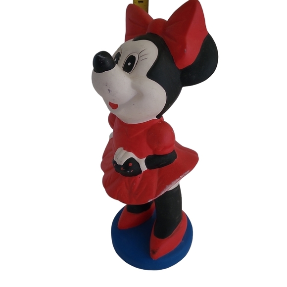 VINTAGE Disney Minnie Mouse Chalkware Plaster Piggy Coin Bank   Mexico  12" - Picture 2 of 16